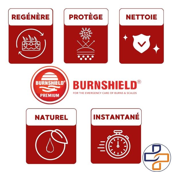 Sachet gel brulure Burnshield - Lot de 25