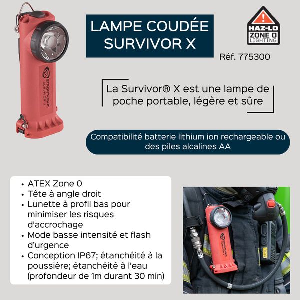 Lampe coudée  Atex SURVIVOR X