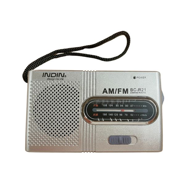 Récepteur radio d'urgence  à piles AM-FM