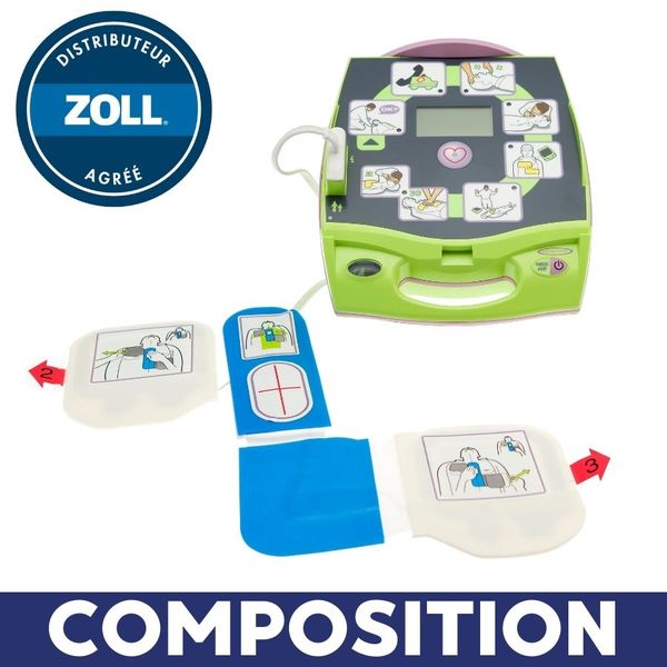 composition défibrillateur zoll 
