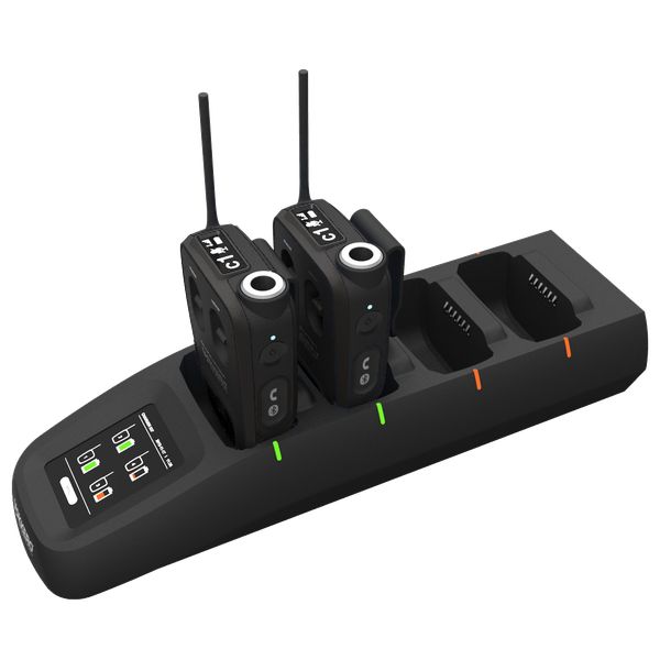 Système de communication radio Vokkero Guardian Plus - Kit de 3 utilisateurs avec oreillettes