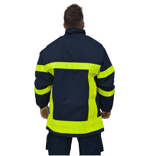 Veste SSLIA bleu niveau 2 haute visibilité en471 et feu en 469