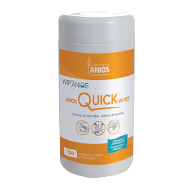 Lingettes désinfectantes Quick Wipes 