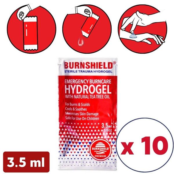 Sachet gel brulure Burnshield - Lot de 10