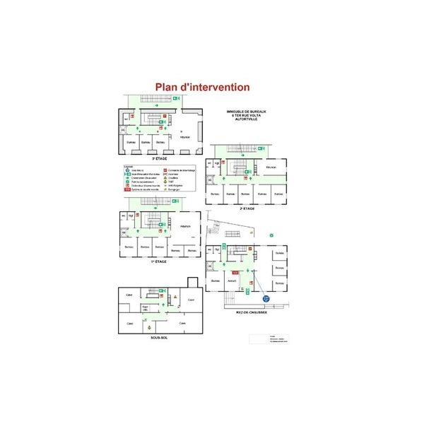 Plan d'évacuation A3