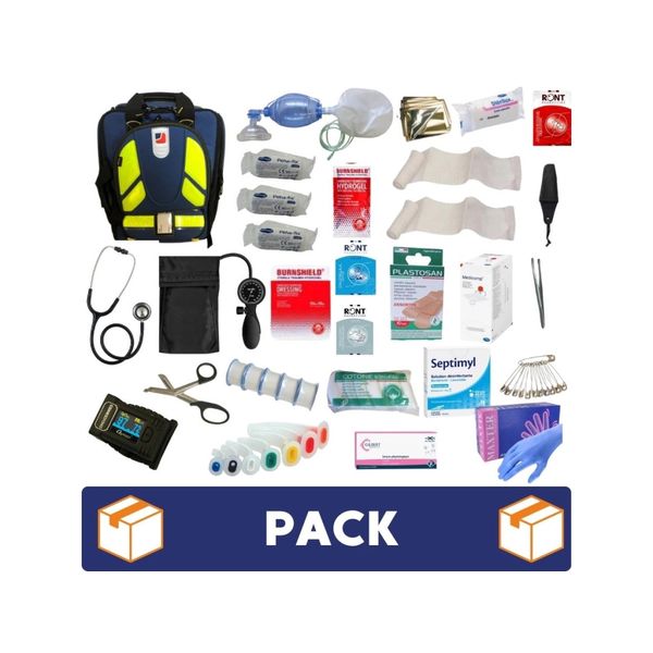 Pack SMSP intervention secours sac de secours rempli