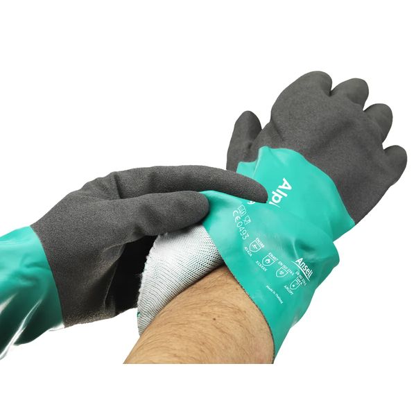 Gants de protection nitrile AlphaTec avec grip