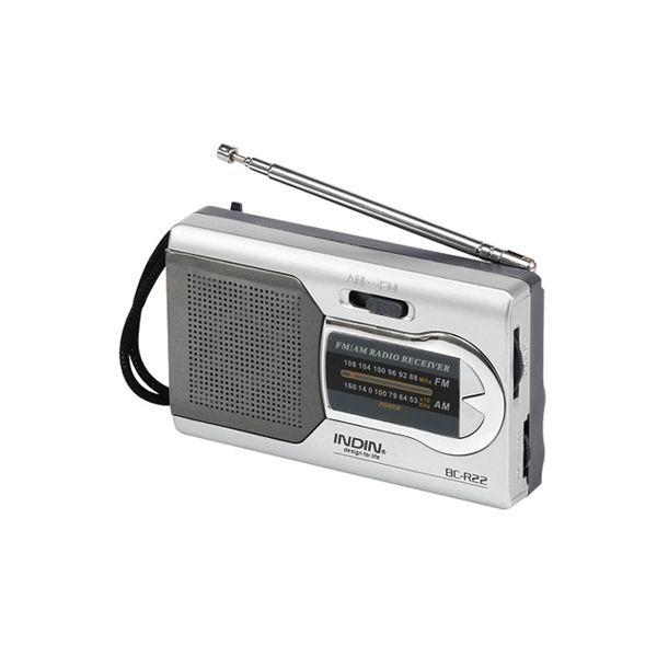 Récepteur radio d'urgence  à piles AM-FM