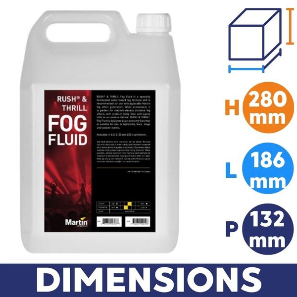 dimension Fluide pour générateur JEM et Magnum FOG FLUID