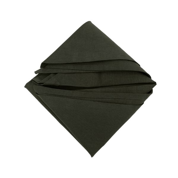 Echarpe triangulaire d'immmobilisation en coton khaki foncé