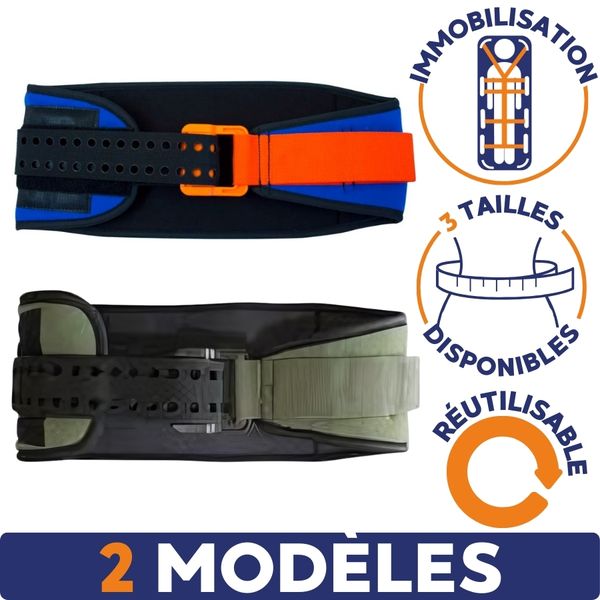 ceinture pelvienne​ réutilisable disponibles en 3 tailles sur 4 modèles