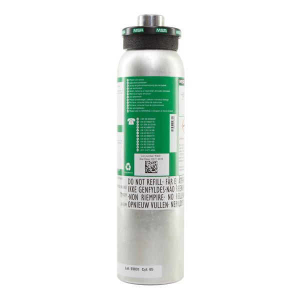 Bouteille de gaz 34L CO 60PPM