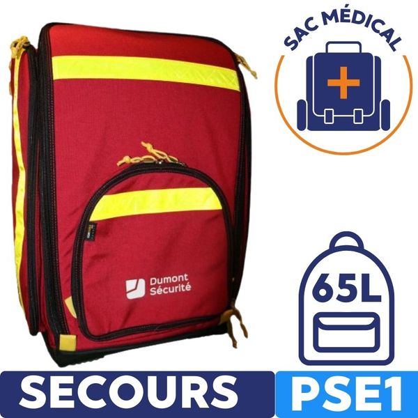 sac de secours médical 65l
