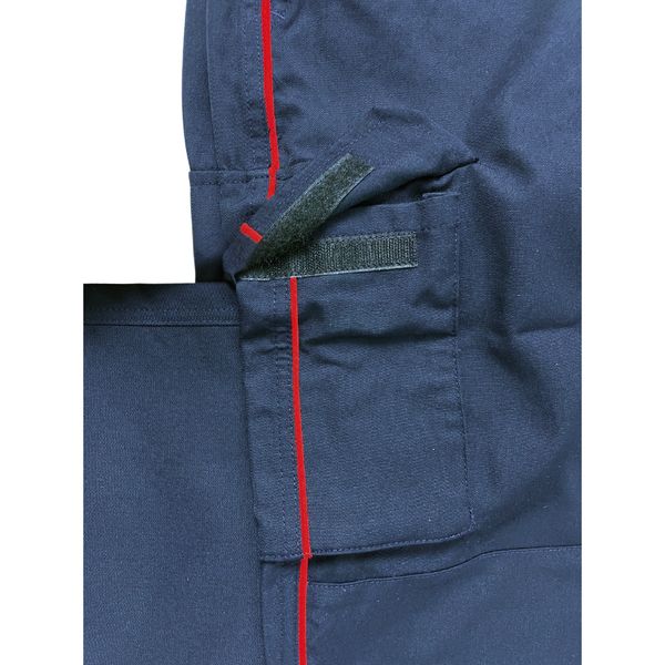 Pantalon F1 bleu marine antistatique 50 aramide 50 viscose