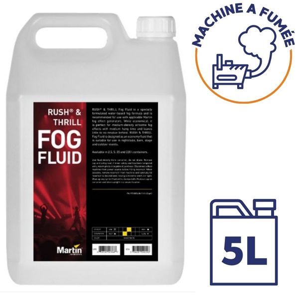 Fluide pour générateur JEM et Magnum FOG FLUID 5L