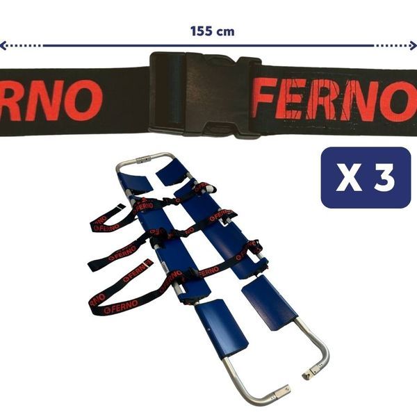 Civière Ferno Scoop livré avec 3 sangles