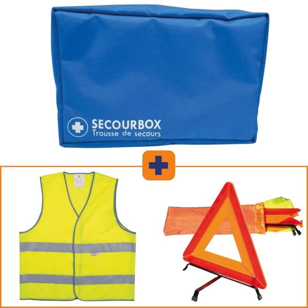 Trousse de secours voiture 4 personnes - Remplie