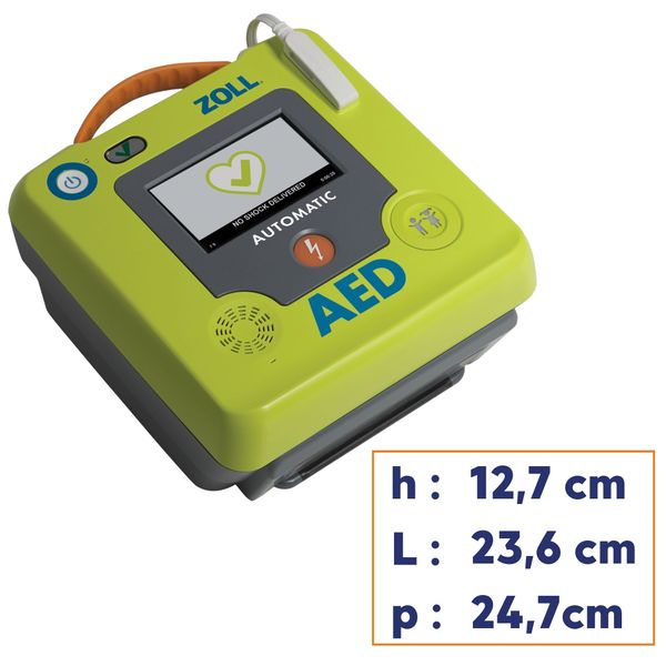 Défibrillateur AED 3 Zoll - 2 version : automatique ou semi automatique