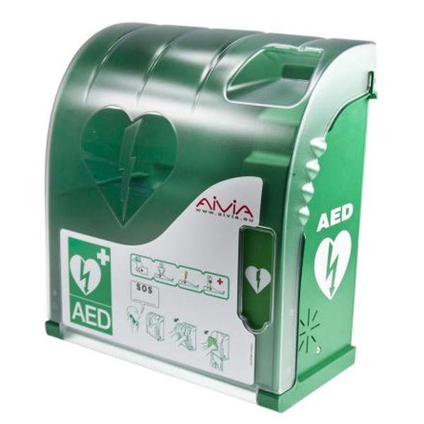 Armoire AIVIA 200 extérieure pour défibrillateur avec alarme et chauffage