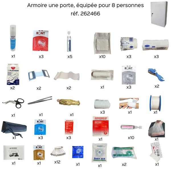 armoire une porte 8 personnes
