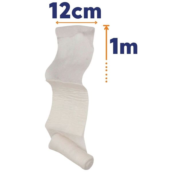 Pansement compressif stérile blanc 10 x 12 cm - Lot de 100