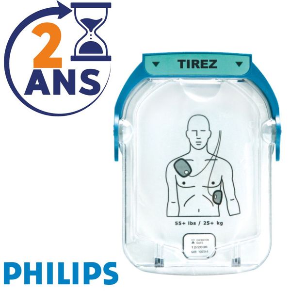 Electrode défibrillateur adulte HS1 Philips