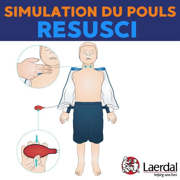 Mannequin secourisme Resusci Junior Laerdal QCPR