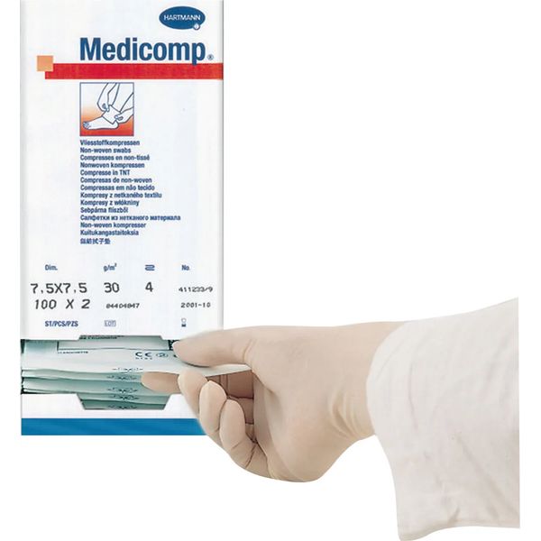 Compresses en non tissé Medicomp stériles