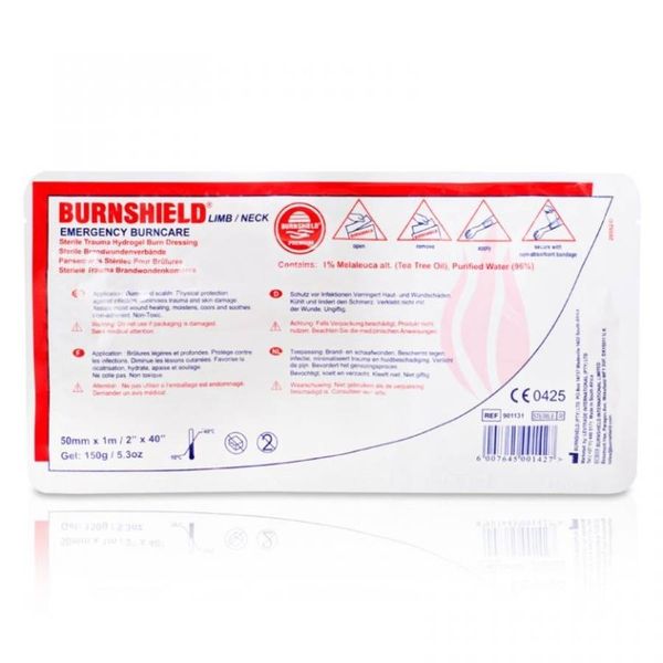 Compresse brulure Burnshield 10 x 10 cm - Lot de 5