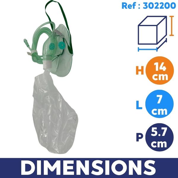 Masque mhc haute concentration adulte - Lot de 15