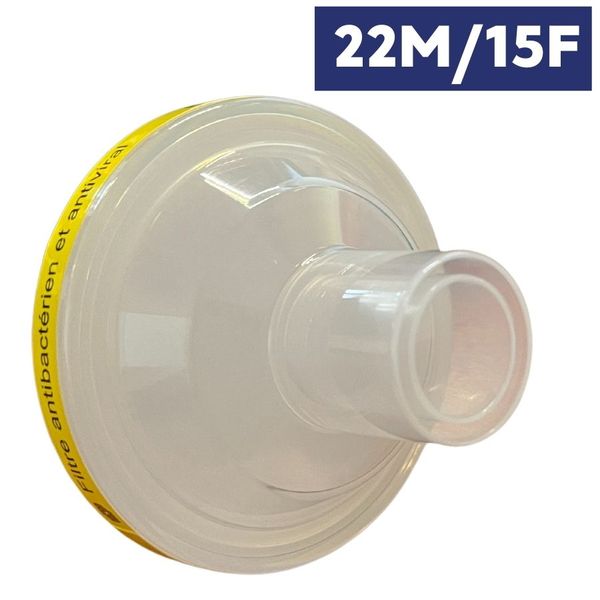 Filtre antibactérien et antiviral non stérile pour bavu