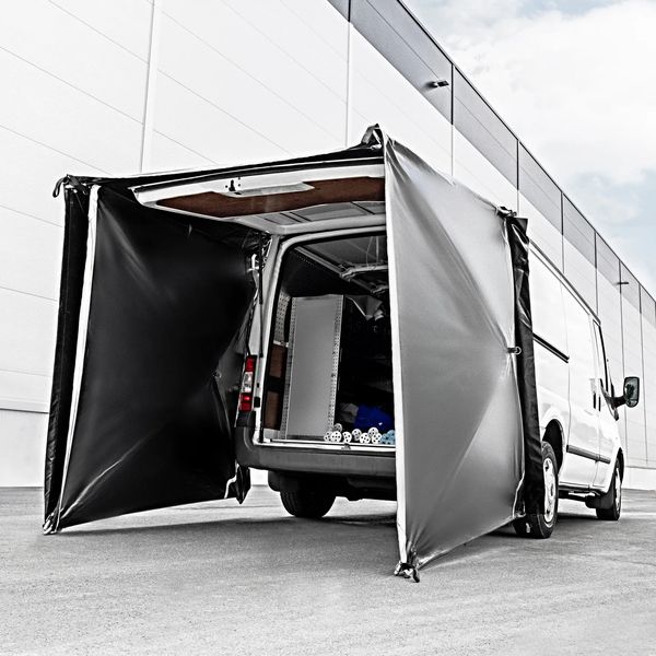 Brise vue extérieur VarioScreen Trotec config 4x 180 x 180 cm noir
