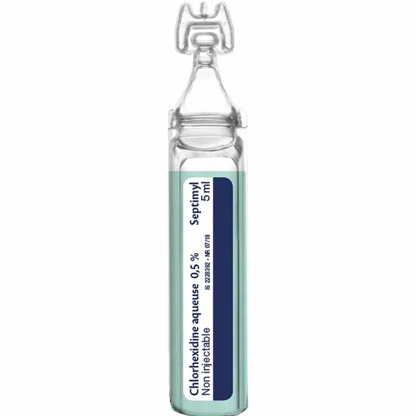 Dosette de chlorhexidine aqueuse 0.5%