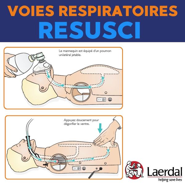 Mannequin secourisme Laerdal Little Anne QCPR