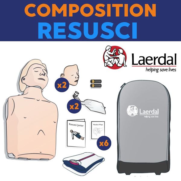 Mannequin secourisme Laerdal Little Anne QCPR