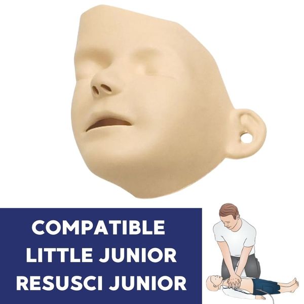 Masques de visage pour mannequin Little Junior et Resusci Junior - LAERDAL - Par 6