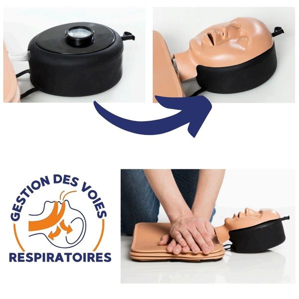 gestion des voies respiratoires avec mannequin de formation  psc