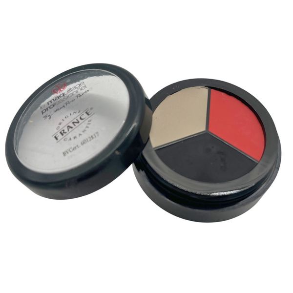 Fard crème trio rouge - pâleur - noir