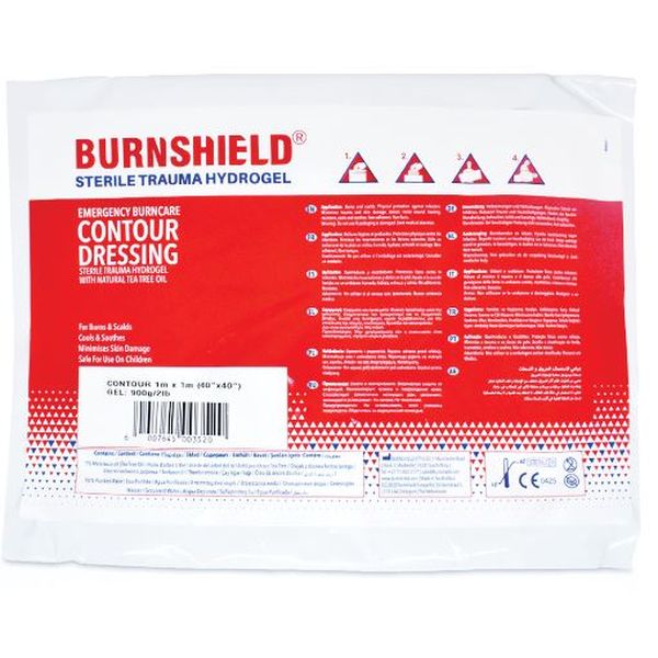 Mini couverture hydrogel BURNSHIELD 1x1m - Soin Brulure dos ou torse