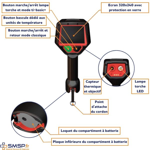 Caméra thermique Seek Thermal Attack Pro pour pompiers