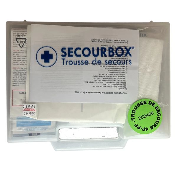 Trousse de secours 4 personnes - Remplie