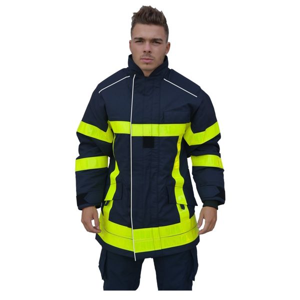 Veste SSLIA bleu niveau 2 haute visibilité en471 et feu en 469