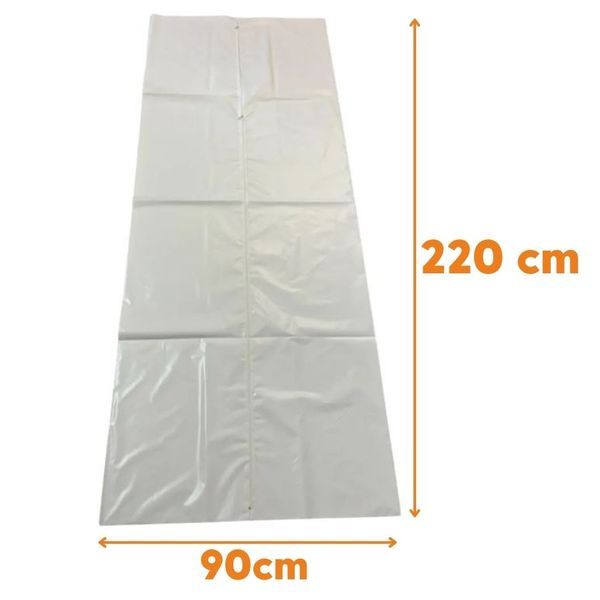 Housse mortuaire biodégradable adulte 90x220cm 130microns