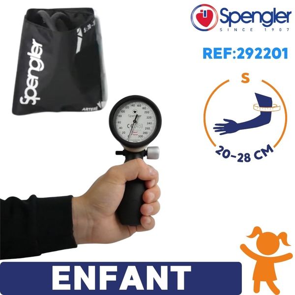 Tensiomètre manopoire Lian Nano spengler brassard enfant taille s