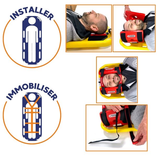 Immobilisateur de tete B Lock pour civière Scoop EXL