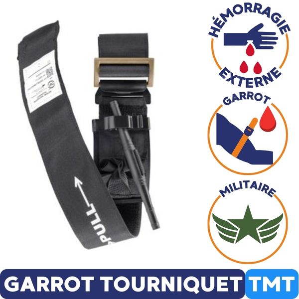 garrot tourniquet miliaire pour hémorragie externe 