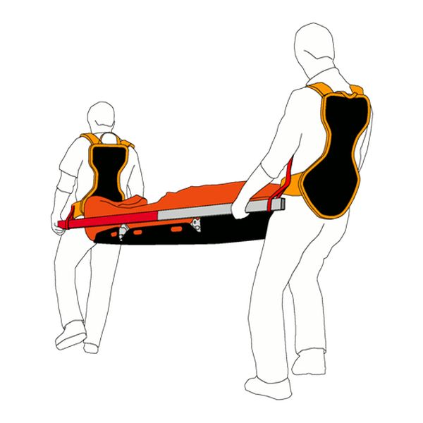 Set de portage à deux pour brancard FRANCO GARDA