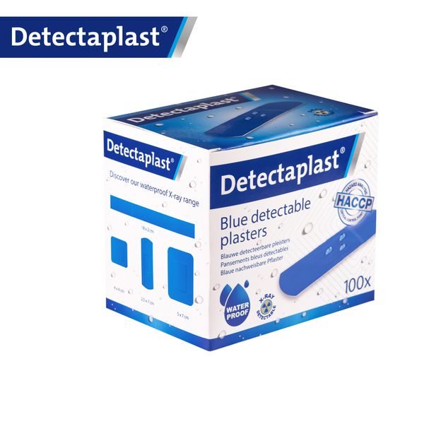 Pansements bleus détectables 25x72 mm – boîte de 100 unités