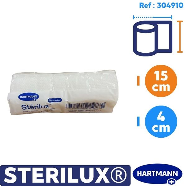 Bande Sterilux extensible 4m - L'unité