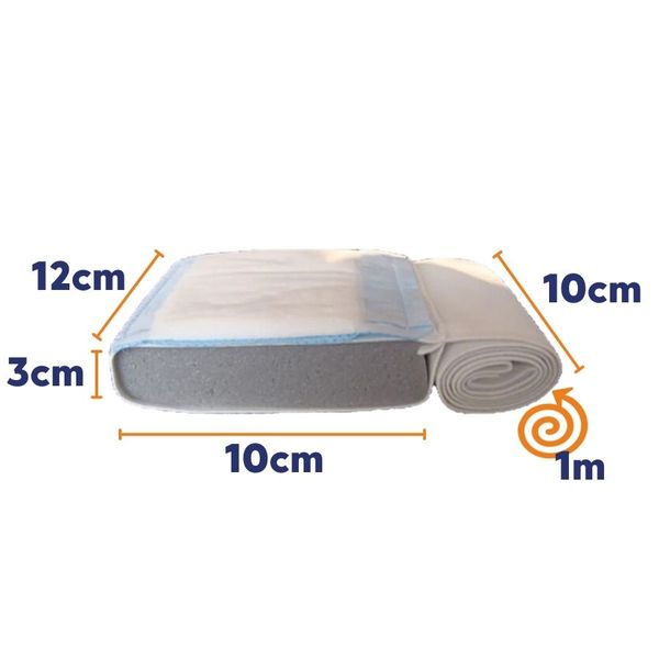 Coussin hémostatique d'urgence 1 partie